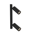 NAZARÉ * REGLETA Mini GU10 2L NEGRO